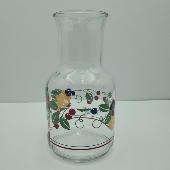 Corelle Coordinates Abundance Open Carafe Clear Glass Juice Decanter - Picture 3 of 7